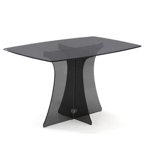Sofia Large Smoked Glass Dining Table