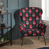 spider-man childrens fabric occasional chair in black