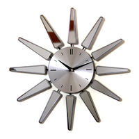 Sun Mirrored Wall Clock,  PHCS809