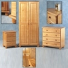 Swthun Super Trio Bedroom Set in Antique Pine