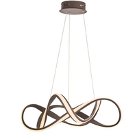 Synergy Wall Hung Pendant Light In Coffee White