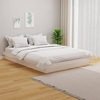 Tassilo Solid Pinewood Double Bed In White