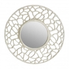 Templars Fusion Effect Wall Bedroom Mirror In Silver Frame