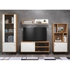 torun wooden living room furniture set 1 in matt white and oak