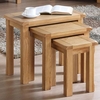 trevino set of 3 nesting tables in oak