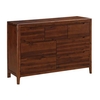 Trimble Wide Chest of Drawers In Rich Acacia Finish