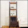 Urban Chic Alcove Bookcase With 2 Shelf And Cupboard