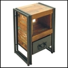 Urban Chic Bedside Cabinet With Shelf And Drawer
