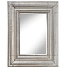 Valentina Wall Mirror Rectangular In Silver Mesh Motifs