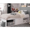 valerie low sleeper cabin storage bed in white