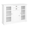 Venice Display Sideboard In White With 3 Doors And 2 Drawers