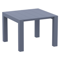 ventsor outdoor extending dining table in dark grey
