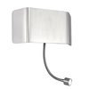 Verona LED 1 Light Flexi Arm Wall Light In Polished Aluminium