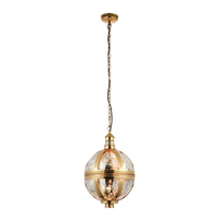 Vienna Wall Hung 1 Pendant Light In Antique Brass