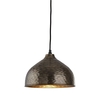 Vintage Industrial Embossed 35cm Pendant In Pewter