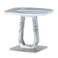 wantu marble effect glass lamp table