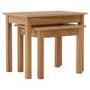 Westic Wooden Nest Of 2 Tables In Natural