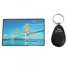 1 Channel Electronic Anti-lost Personal Reminder Alarm Safeguard for Wallet Black