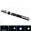 2 in 1 5mW 532nm 405nm Green & Blue Laser Pointer Pen (2*LR1)