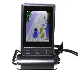 2.4" 16MB Black Desk Calendar LCD Digital Photo Frame