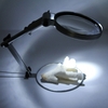2x LED Light Foldable Desktop Magnifier