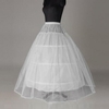 3 Hoop 2 Layer White Wedding Bridal Gown Dress Underskirt Petticoat