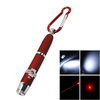 3 in 1 5mW 650nm Red Laser Pointer with LED Flashlight Red (3*LR44)
