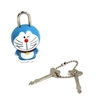 3 Pack Mascot Doraemon Lock Padlock and Key Keyring Keychain