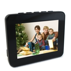 3.5" 16MB Black Mirror Plate LCD Digital Photo Frame