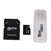 4GB Micro SD Card + SD Card Adapter + Card Reader White