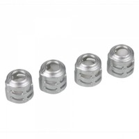 4Pcs Z-04 Motor Protective Sleeve for QR Ladybird V2 Helicopter Silver