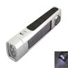 5 LED Solar Power Flashlight Camping Hiking Torch Lamp