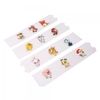 6 Compartments Foldable Round Plastic Storage Box Container