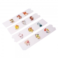 6 Compartments Foldable Round Plastic Storage Box Container