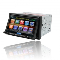 7 2Din Touch Screen Bluetooth Car DVD Player With GPS DVB-T RDS P-7006D