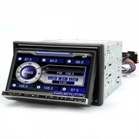 7 2Din Touch Screen Bluetooth Car DVD Player With GPS DVB-T RDS P-827