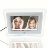 7" White Acrylic Figure Screen Digital Photo Frame with 2GB Memory Card