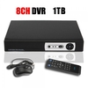 8 CH BNC8 / BNC1 H.264 Security CCTV MPU Hard Driver DVR 1TB