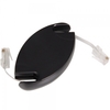 8 ft Black Cat5 RJ45 Retractable Ethernet Network Lan Cable