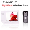 8.3" TFT LCD Wired Night Visual Colour Video Doorphone Access Control System ZDL-22N+ZDL-6380W