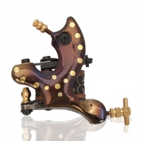 A19030 Damascus Steel Tattoo Machine Shader Liner Gun