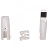 A2 Alto Saxophone Metal Mouthpiece Silver with Cap & Ligature 6