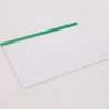 A4 Paper PP Spine Bar File Folder Transparent Green