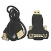 Black USB 2.0 to 9-Pin RS232 COM Port Serial Convert Adapter