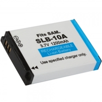 Camera Battery for Samsung SLB-10A L100 L110 L200