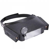 Double Lens Head-wearing Type Magnifier