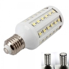 E27 12W 60 LED 1000 Lumen 6000K Pure White Corn Light Bulb (110V)