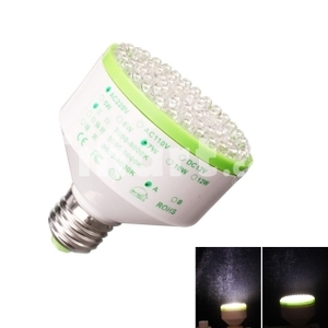 E27 2.5W 110V 192 Lumens 6000-6500K 48 LED Light LED Bulb