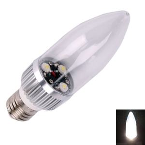 E27 3W 12V 3 LED High Power White LED Light Bulb
