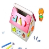 Educational Toys for Children Aged 3-6 Years Old Detachable Figure House Detachable Houses